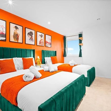 Spacious 2 Bed Apt B'Ham Cc With Parking Sleeps 7 Бирмингам Екстериор снимка